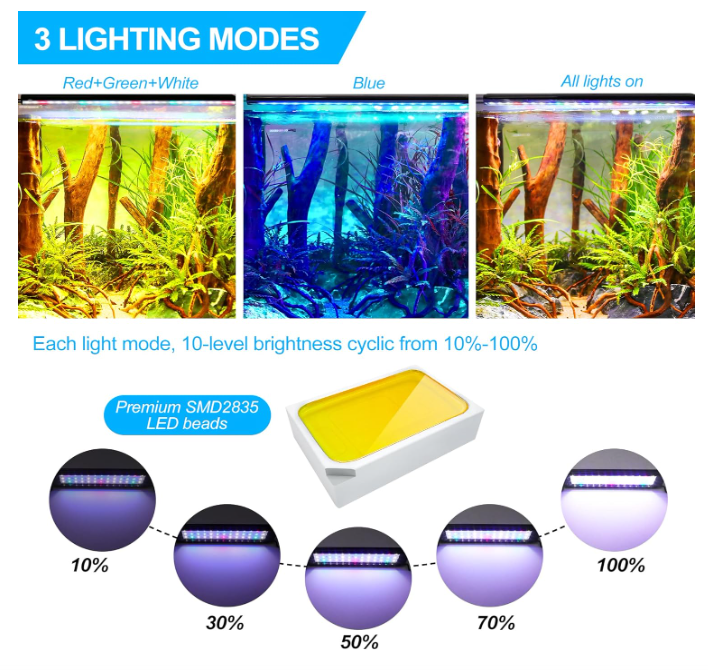 A252 Pažeista prekė. Akvariumo Lempa