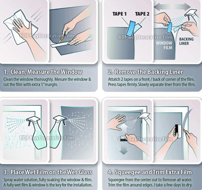 A258 Apsauginė Langų Plėvelė – Saugumui ir UV Apsaugai