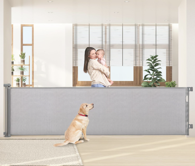 A260 Pilka ištraukiama saugumo tvorele - 500cm