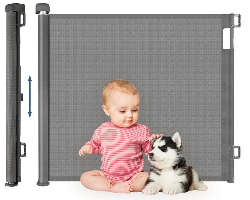 A261 Pilka ištraukiama saugumo tvorelė - 180cm