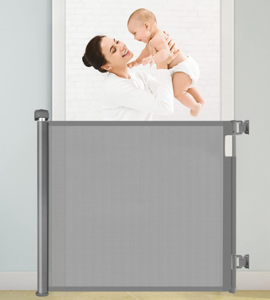 A261 Pilka ištraukiama saugumo tvorelė - 180cm