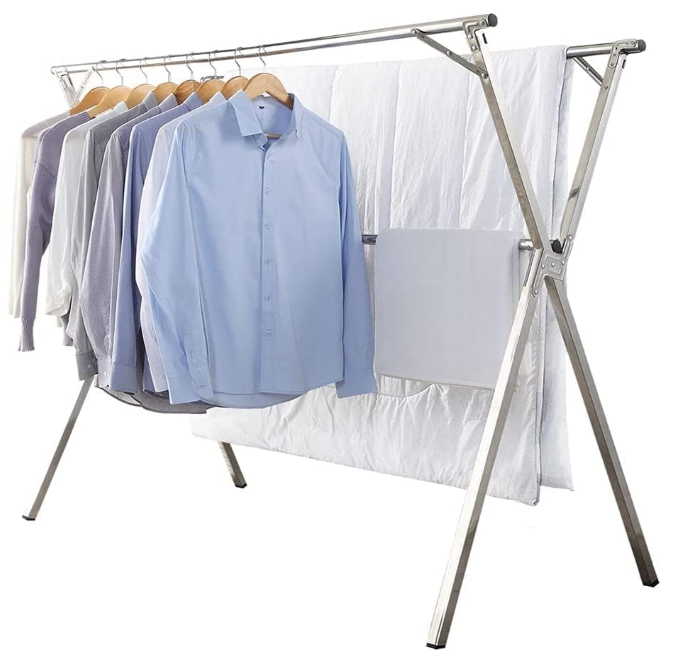 A276 Nerūdijančio plieno drabužių stovas