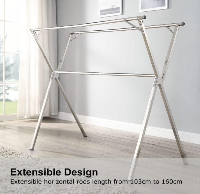 A276 Nerūdijančio plieno drabužių stovas