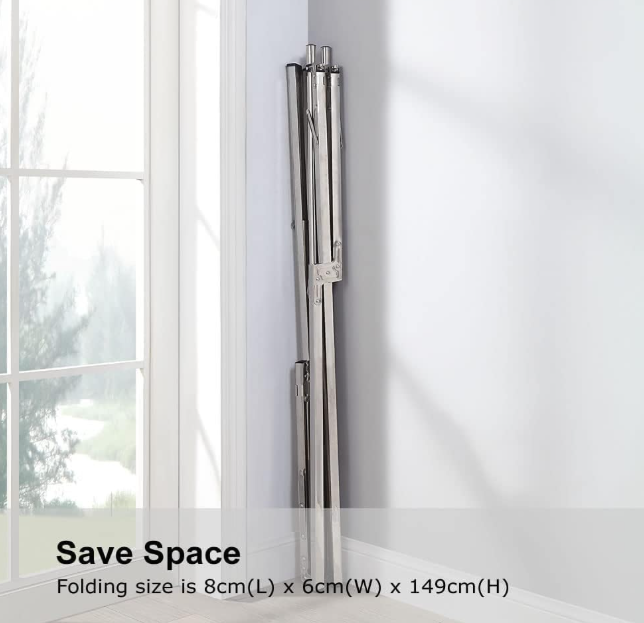 A276 Nerūdijančio plieno drabužių stovas