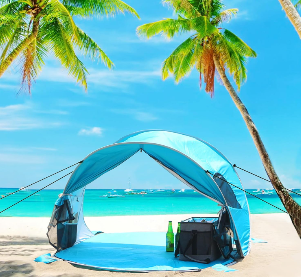 A283 Pažeita prekė. Paplūdimio palapinė Pop up