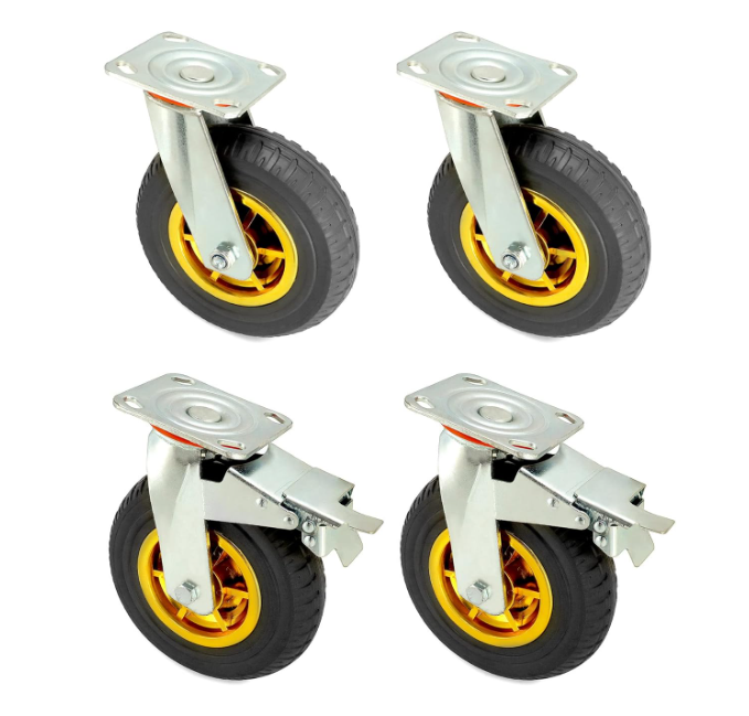 A285 Pramoniniai ratukai su stabdžiais