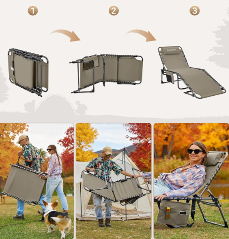 A287 Smėlio spalvos Sulankstomas gultas–kėdė