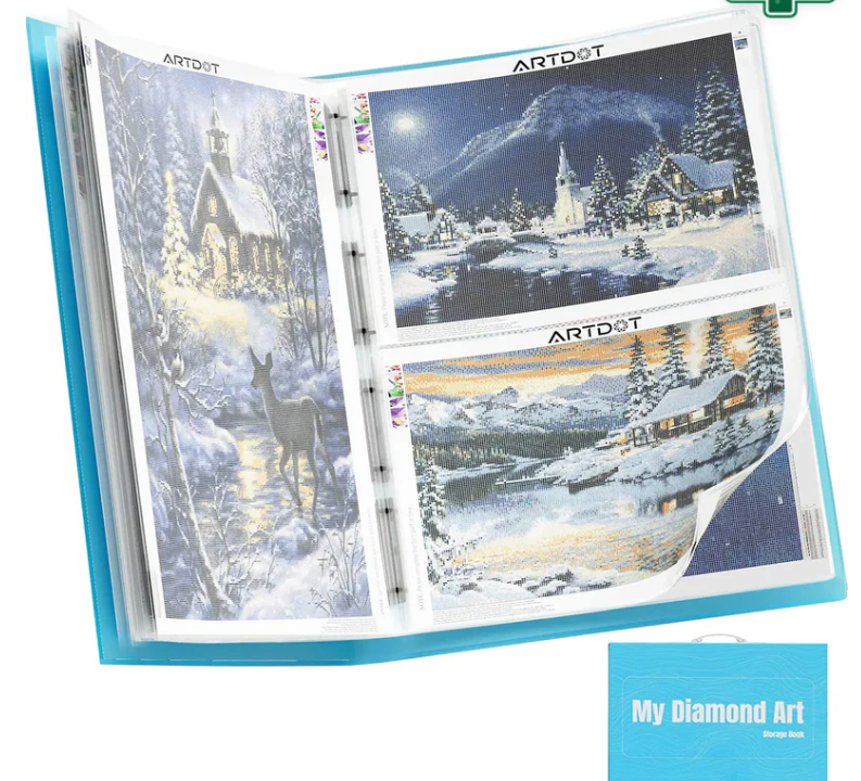 A289 A1 dydžio deimantinės mozaikos saugojimo albumas