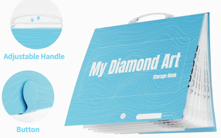 A289 A1 dydžio deimantinės mozaikos saugojimo albumas