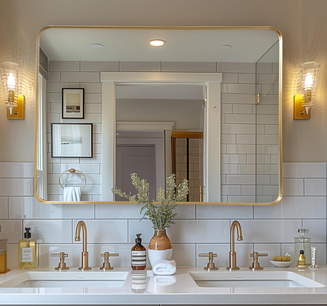 A293 Matinis metalinis veidrodis