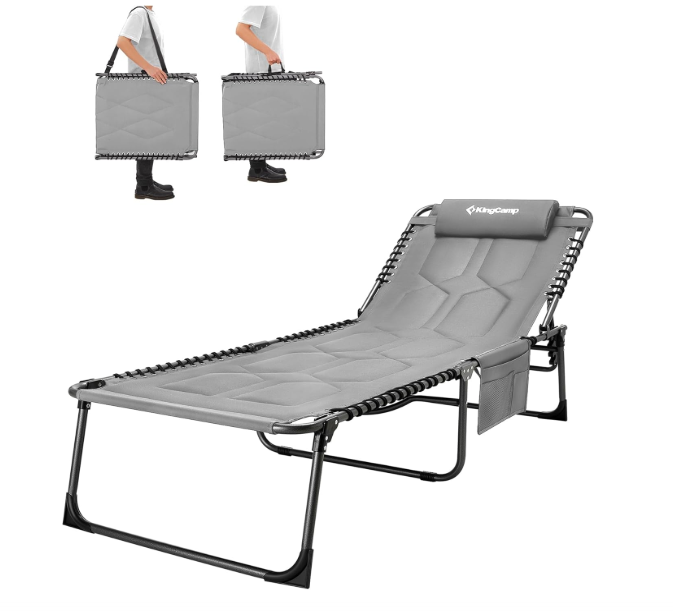 A294 Pilkas Sulankstomas gultas–kėdė
