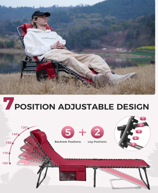 A295 Vyšnių spalvos sulankstomas gultas–kėdė