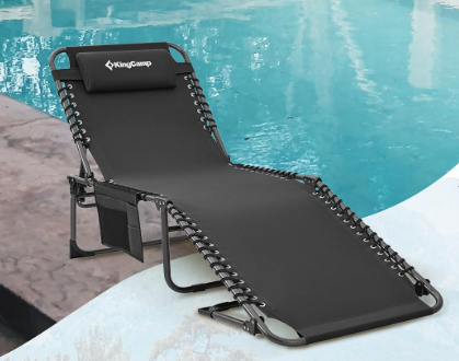 A297 Pažeista prekė. Juodas sulankstomas gultas–kėdė ( 2vnt komplektas )