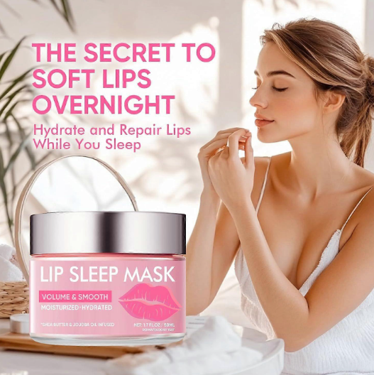 A310 Naktinė lūpų kaukė su kolagenu ir Hialurono Rūgštimi – Intensyvus Drėkinimas, 50 g