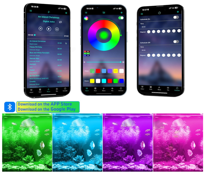 A316 LED Akvariumo Šviesa