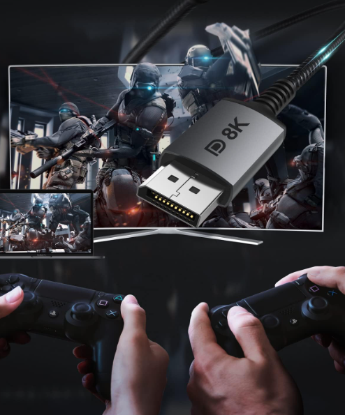 A333 USB-C → DisplayPort 1.4 laidas 8K / 32.4Gbps (2 m)