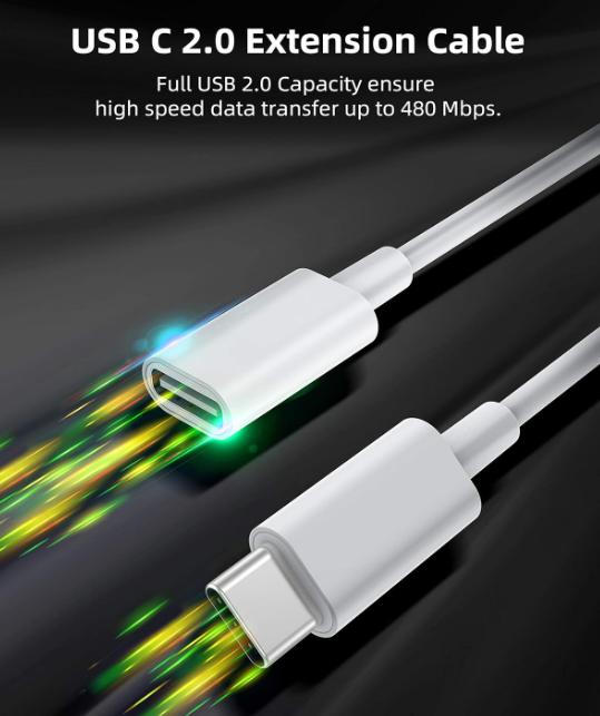 A338  USB-C prailginimo kabelis