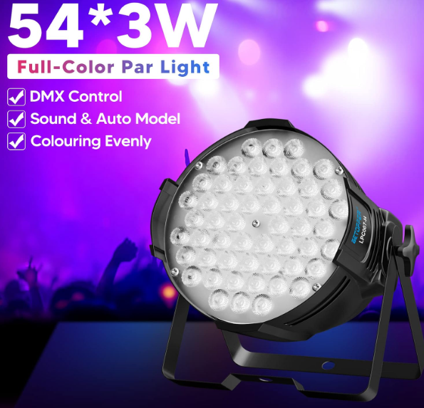 A341 Scenos lempos 54x3W LED