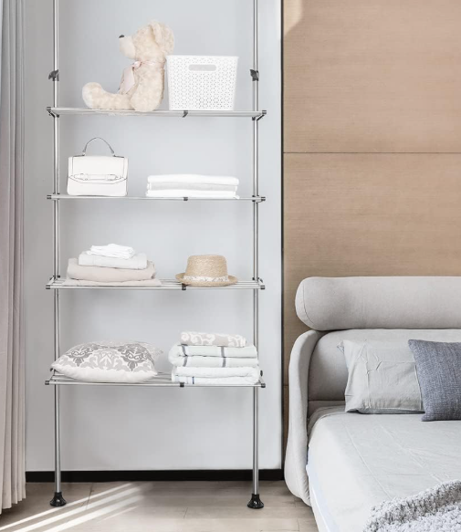 A346 Teleskopinė vonios kambario lentyna