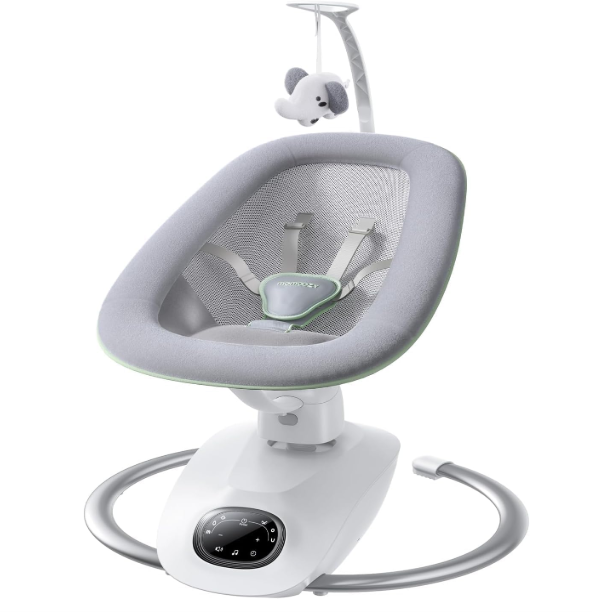 A351 Momcosy ergonomiška kūdikių sūpynė su minkšta sėdyne ir atlošu