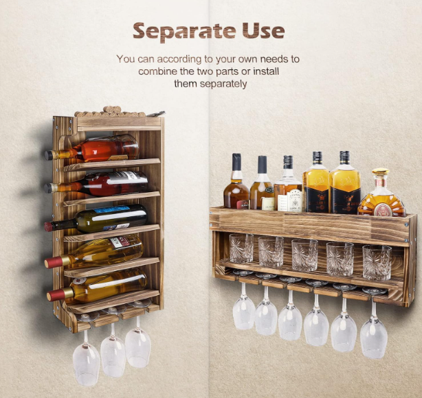 A21 Pažeista prekė - Sieninis vyno laikymo rėmas