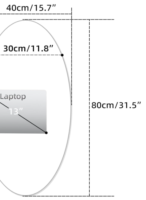 A373 Modernus ovalus kavos staliukas