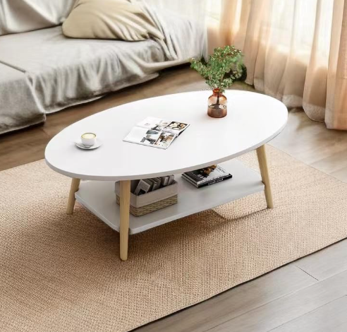 A373 Modernus ovalus kavos staliukas