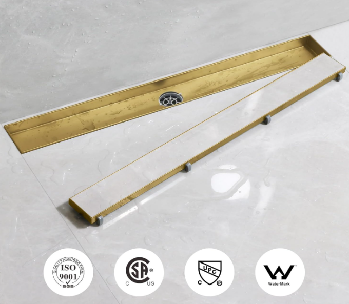 A377 Dušo latakas iš nerūdijančio plieno 50cm