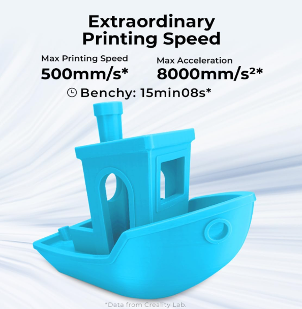 A379 Creality Ender 3 V3 KE – itin greitas 3D spausdintuvas