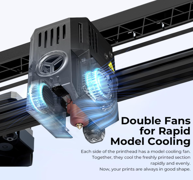 A379 Creality Ender 3 V3 KE – itin greitas 3D spausdintuvas