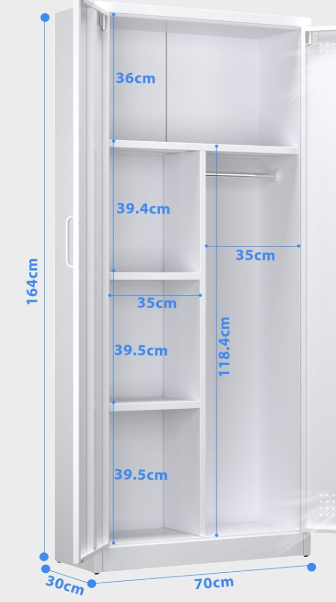 A384 Universali metalinė spintelė