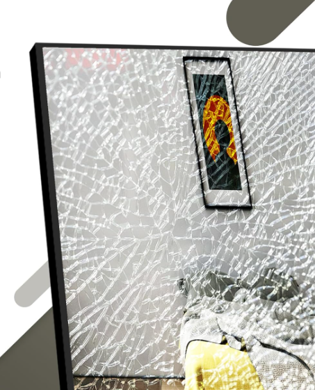 A388 Didelis veidrodis – minimalistinis ir saugus