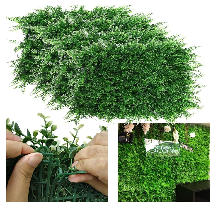 A389 Dirbtinių augalų siena – 40x60 cm, 12 vnt