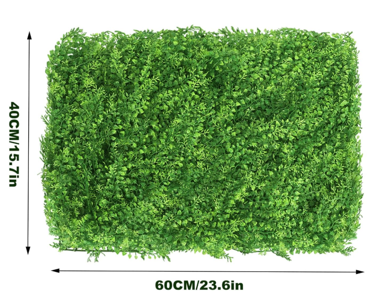 A389 Dirbtinių augalų siena – 40x60 cm, 12 vnt