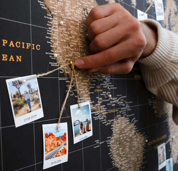 A391 Pasaulio žemėlapio lenta