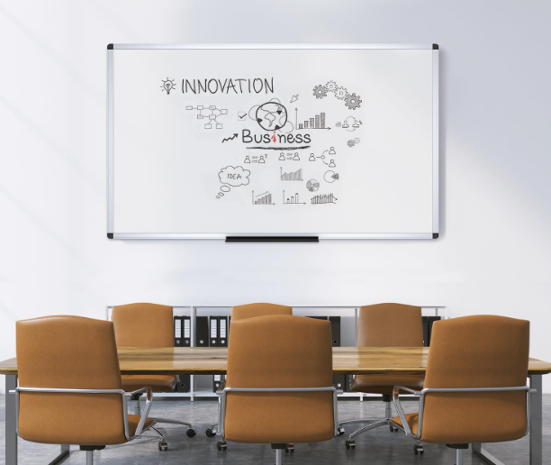 A394 Prekė pažeista. Magnetinė balta lenta 150x120