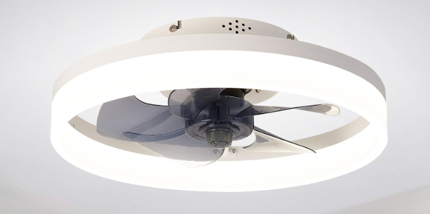 A408 Modernus lubinis ventiliatorius su LED apšvietimu