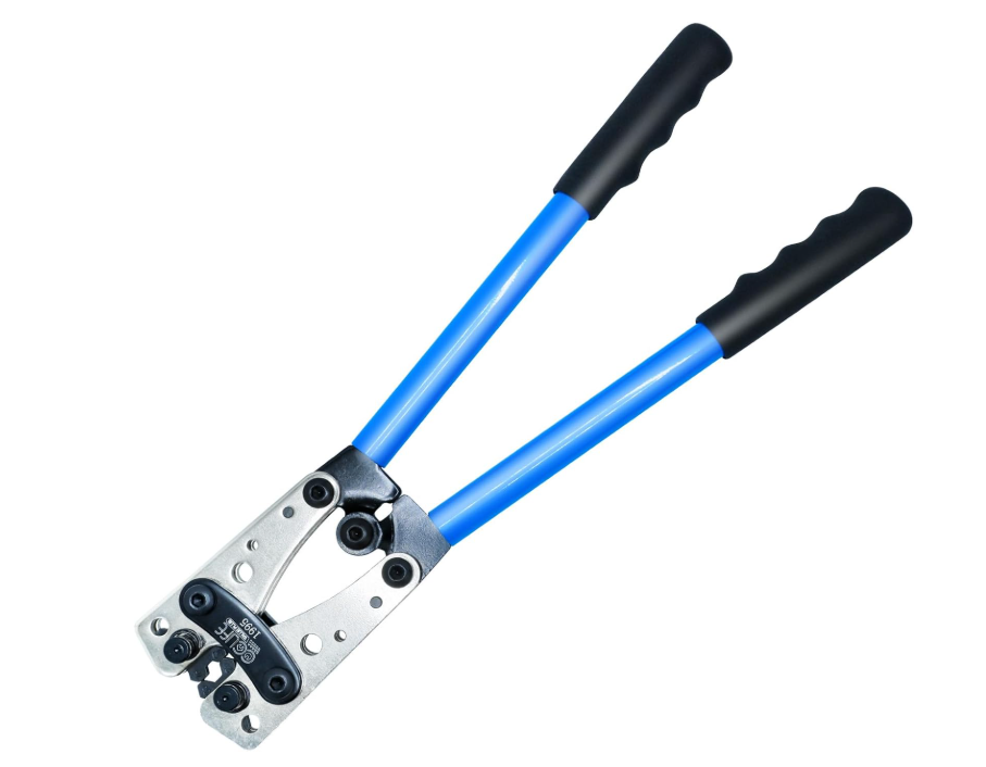 A410 Rankinės užspaudimo replės kabelių antgaliams