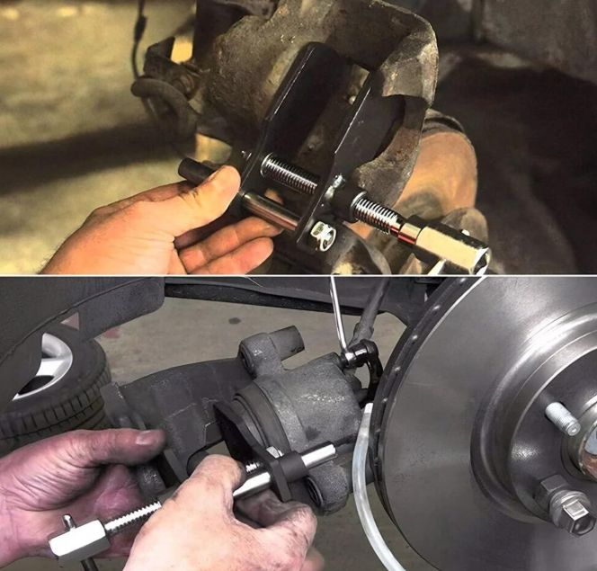 A412 Stabdžių stūmoklių suspaudimo įrankis