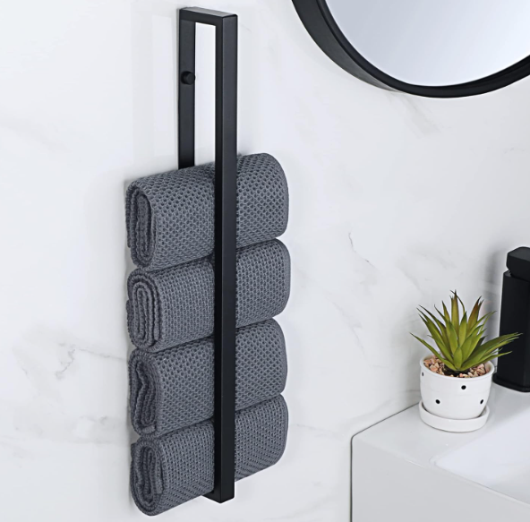 A413 Juodas rankšluosčių laikiklis