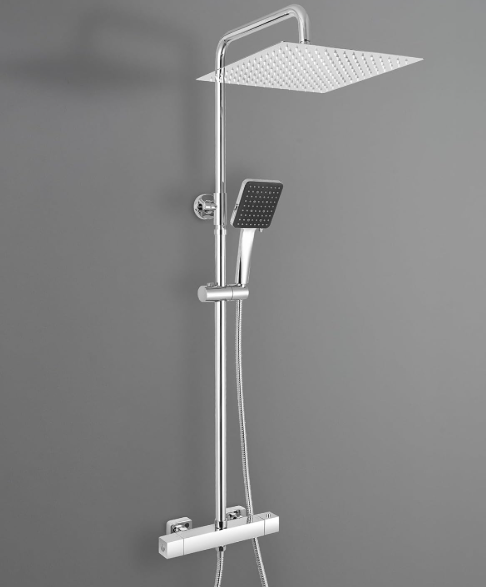 A426 Termostatinė dušo sistema su lietaus galva ir rankiniu dušu