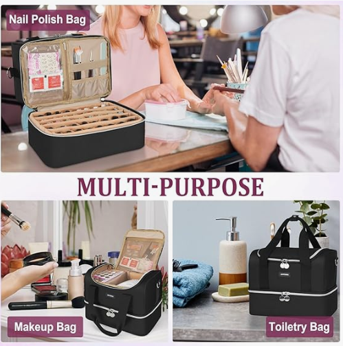 A439 Profesionali nagų priemonių laikymo ir transportavimo rankinė (40 lakų talpa)