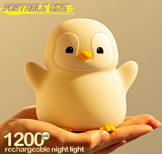 A440 Mielas silikoninis naktinis šviestuvas su laikmačiu ir reguliuojamu ryškumu