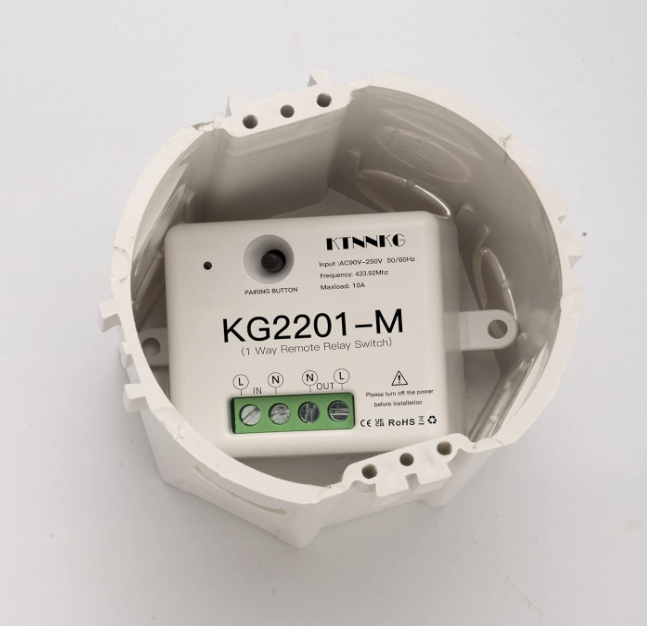 A447 433MHz Belaidis nuotolinis šviesos jungiklis
