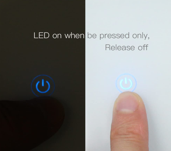 A447 433MHz Belaidis nuotolinis šviesos jungiklis