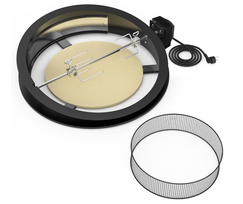A485 Rotisserie ir picos žiedas – universalus 57 cm kepsninėms