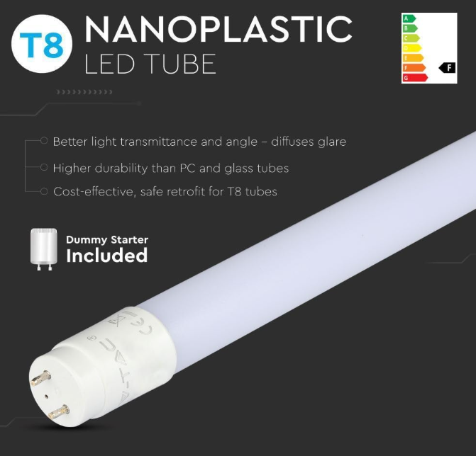 A495 LED vamzdelis 120 cm, 18 W ( 10vnt. )