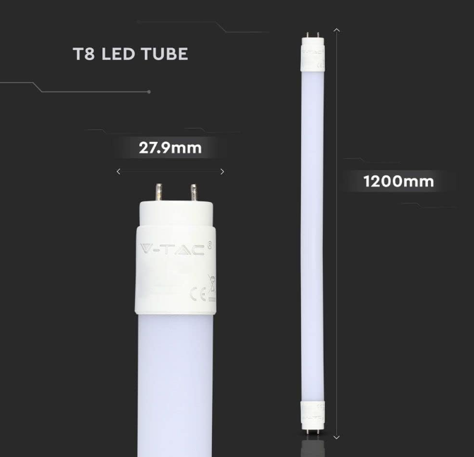 A495 LED vamzdelis 120 cm, 18 W ( 10vnt. )