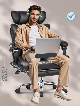 A600 Pažeista prekė Ergonominė biuro kėdė iki 200 kg
