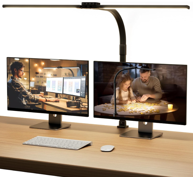 A636 Juoda LED stalinė lempa 75cm